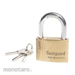 BESTGUARD Brass Padlock Short Shackle