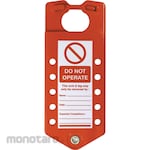 Matlock Aluminium Safety Lock Out Hasp & Label