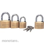 Matlock Brass Cross Key Padlock