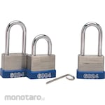 Matlock Laminated Steel 3No Combination Padlock
