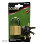 Soligen Padlock Short Brass (Gembok)