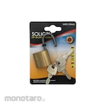 Soligen Padlock Short Shackle Black Steel (Gembok)
