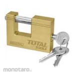 TOTAL Heavy Duty Brass Block Padlock
