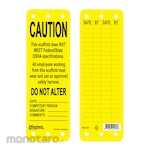 MasterLock Caution Scaffold Tag
