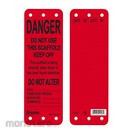 MasterLock Danger Do Not Use This Scaffold Keep Off