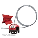 MasterLock Butterfly Valve Lockout + Cable