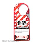 MasterLock Labeled Snap On Lock Out Hasp