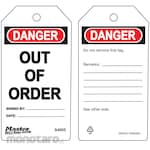 MasterLock Out Of Order Safety Tag