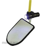 Myzox For drainage pipe inspection mirror + shaft mounting LED light