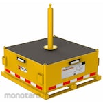 3M Jib Counterweight Base with Concrete