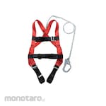 EXCELLENT Harness Keselamatan Full Body 4 Titik dengan Tali Single Big Hook (Sabuk Pengaman Seluruh Tubuh)