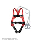 EXCELLENT Safety Harness Full Body 4 Titik dengan Tali Kait Besar Ganda (Harnes Tubuh Penuh)