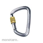 Singing Rock Karabiner Baja Bentuk D dengan Kunci Sekrup (Kait Pengaman Kunci Ulir)