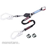 Tsuyoron (Fujii Electric) Wind-up lanyard for full harness + Coltri tiger (twin lanyard model)