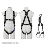 TANIZAWA Lightweight Full Harness Toughlight ST#522Ka-N with Lightweight Retractable Lanyard