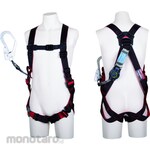 TSUYORON Full Safety Body Harness Black/Red (Sabuk Keselamatan/Safety Harness)