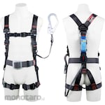 Tsuyoron (Fujii Electric) Full Harness &quot;Hien Harness&quot; (One-Hand Retractable Lanyard Type)