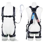 Tsuyoron (Fujii Electric) Full Harness &quot;Kurokage Harness&quot; (One-Hand Retractable Lanyard Type)