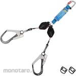 Tsuyoron (Fujii Electric) Full Safety Body Harness Lanyard Double Colt Retractor (Sabuk Keselamatan/Safety Harness)