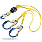 3M Double Lanyard with Shock Absorbing DBI-SALA EZ Stop Tie-Off (Tali Body Harness)