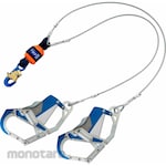 3M Double Lanyard with Shock Absorbing Tie-Off Cable (Tali Body Harness)