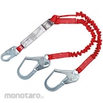 3M Double Lanyard with Shock Absorbing Tie-Off Protecta Pro Pack Elastic 100% (Tali Body Harness)