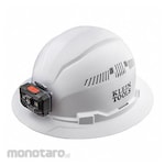 KLEIN TOOLS Hard Hat Vented Brim with Headlamp (Helm proyek)