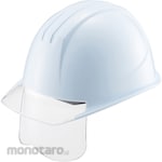 Tanizawa Seisakusho Helmet with air light (with shield surface, PC, transparent eaves type)