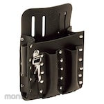 KLEIN Leather tool pouch 5 pockets