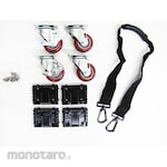 ESCO [For EA657-350 ・ -370] Caster set (4 pieces)