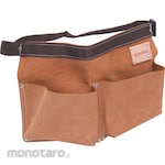Kennedy Suede Leather 2-Pocket 1-Loop Nail Pouch (Tas Perkakas Pinggang)