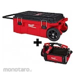 MILWAUKEE PACKOUT Rolling Tool Chest + 20 Tote
