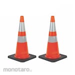 ALDO Traffic Cone with Rubber Base (Kerucut Lalu Lintas/Safety Cone)