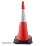 Dusafe Traffic Cone with Rubber Base (Kerucut Lalu Lintas/Safety Cone)