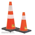 Jason PVC Traffic Cone with Rubber Base (Kerucut Lalu Lintas/Safety Cone)