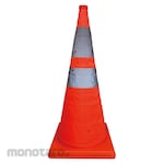 MIZUKEI LED Telescopic Triangular Cone (Kerucut Lalu Lintas/Safety Cone)