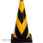TOGUE ANZEN KOUGYOU Safety Cone Yellow Reflection / Black (Without Weight) (Kerucut Lalu Lintas/Traffic Cone)