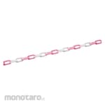 GREEN CROSS Plastic chain pink/white PTS-730PW length: 30m wire diameter: 7mmΦ polyethylene