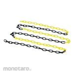 MITSUGIRON Plastic chain 6mm 3m cut yellow black SF-65-YB