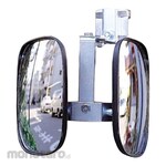 ESCO Twin Mirror (With Mounting Bracket) (Cermin Cembung)