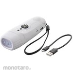 ESCO [Hand-cranked power generator] Radio with LED light
