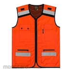 Mokoworkwear Vest Orange (Rompi Kerja Safety)
