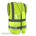 Non Brand Safety Vest 5 Saku Custom Logo 2 Titik (Rompi Proyek)