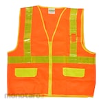 allsafe Safety Vest Zip Front Chest & Bottom Pocket