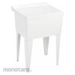 FIAT PRODUCTS Floor Mount Laundry Tub Molded-Stone
