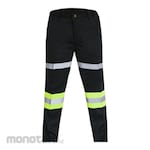 Mokoworkwear Pants Black Lime (Celana Kerja Safety)