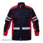 Mokoworkwear Navy Red Jacket (Jaket Safety / Jaket Kerja)
