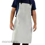 Elliott Chrome Leather Bib Apron