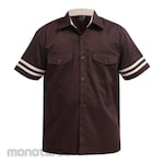 Mokoworkwear Brown Short Sleeve Shirt (Kemeja Kerja / Kemeja Lengan Pendek)