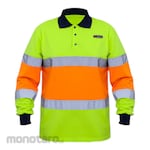 Mokoworkwear T-Shirt Lime Orange (Pakaian/Baju Pelindung Kerja)